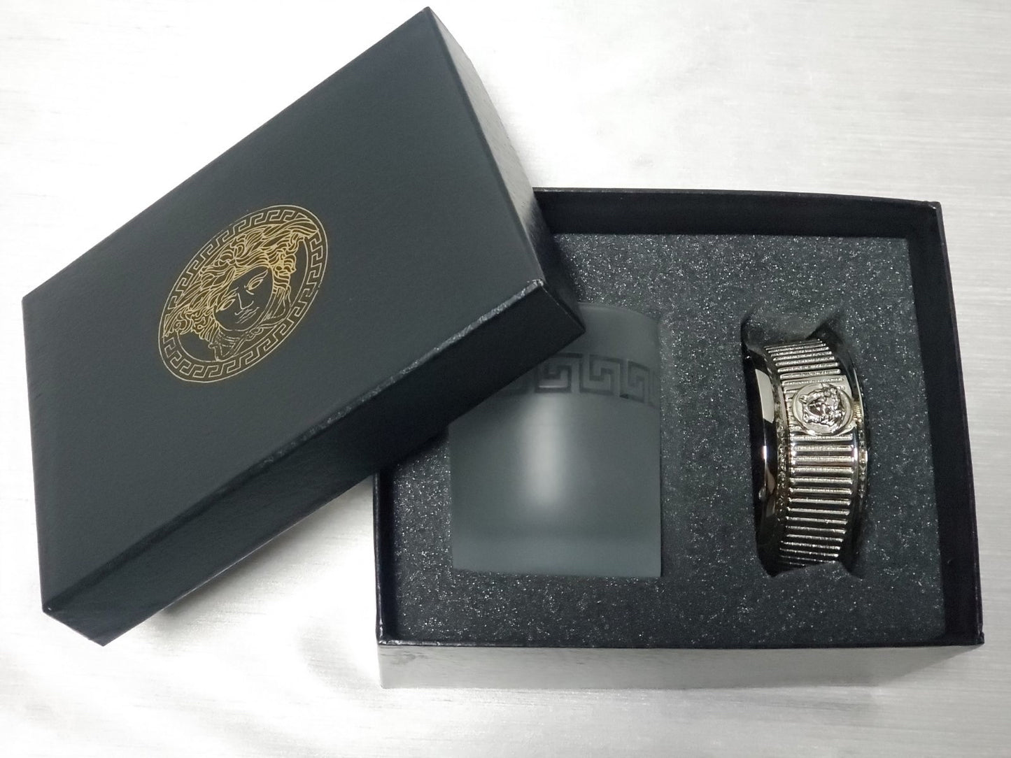 Versace Medusa Platinum Beaker/Toothbrush Holder