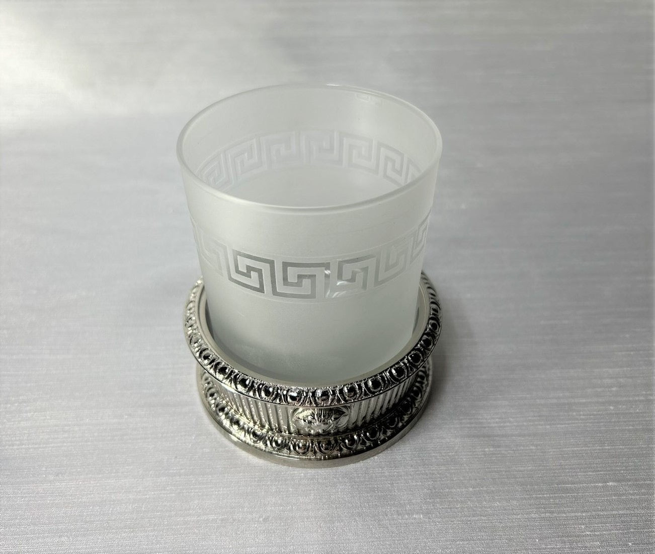 Versace Medusa Platinum Beaker/Toothbrush Holder