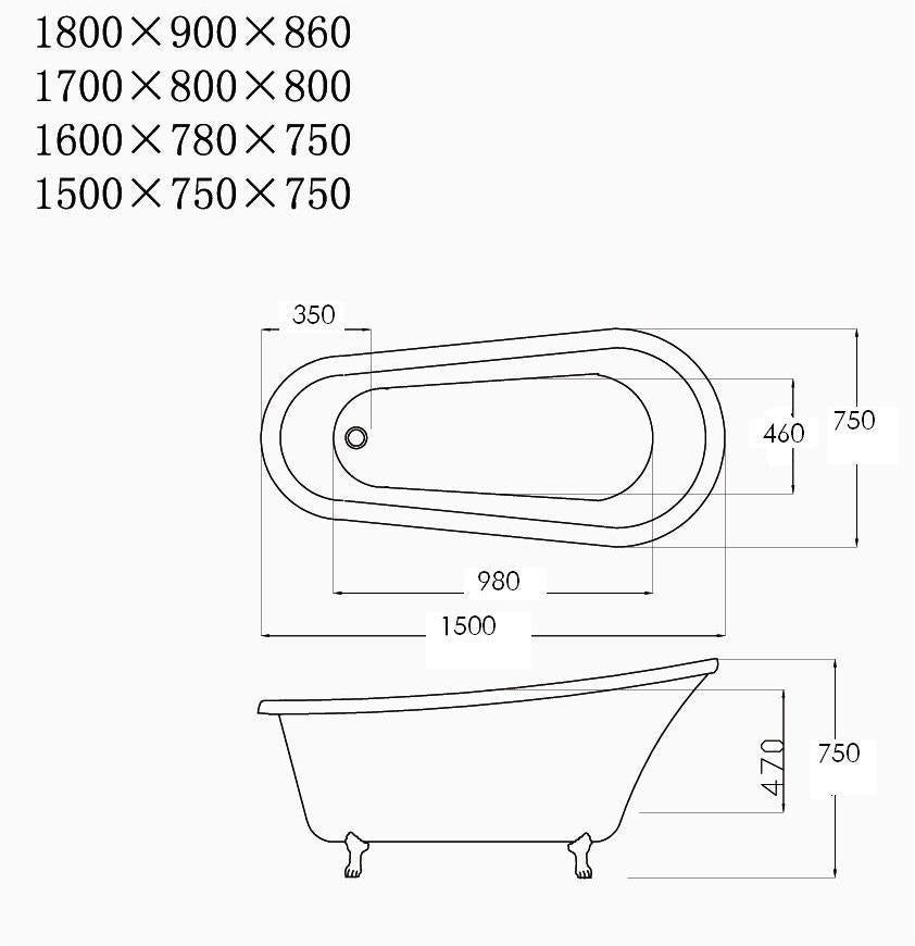 Free Standing Luxury Bathtub Customize Pattern Designs Mosaic Acrylic Claw Footed