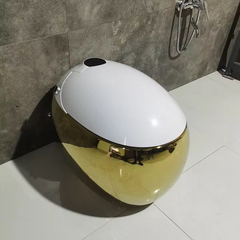 Luxury Smart Gold Toilet | Futuristic Intelligent Commode with Bidet
