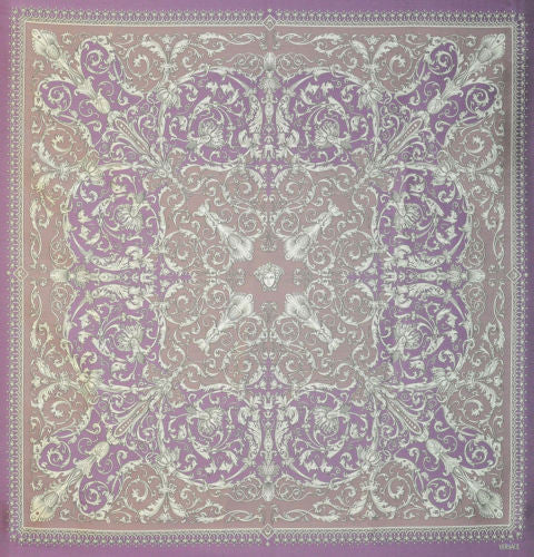 Flash Sale Versace Medusa Baroque Lilac Silk Upholstery Art Fabric - 140cmx140cm