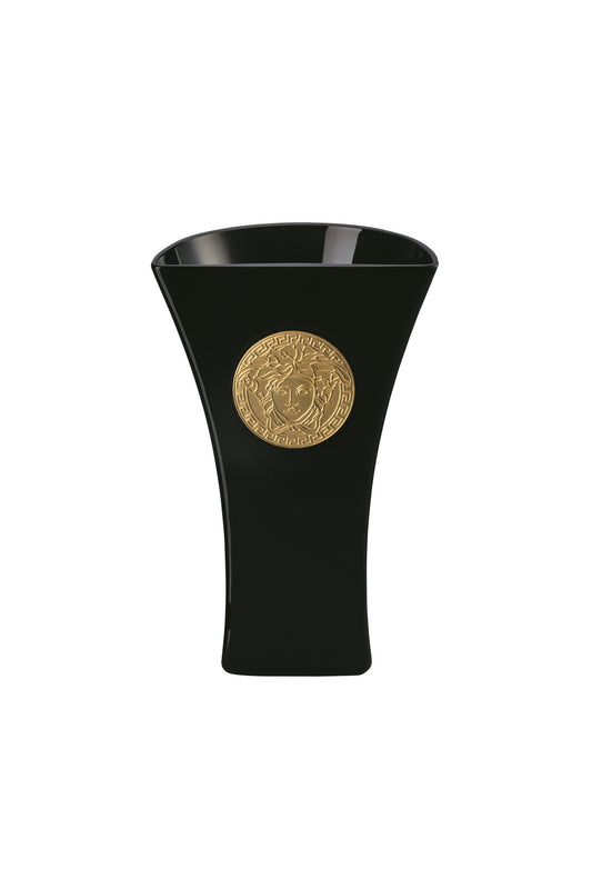 Versace Rosenthal Medusa Madness Vase - Black 26cm